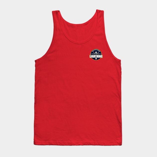 F-35 Lightning 2 Patch (Small logo) Tank Top by TCP